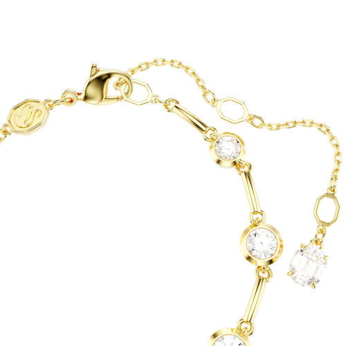 Helen Kirchhofer - Swarovski Imber Tennis Armband Gemischte Rundschliffe Weiss Goldlegierungsschicht - 5705465