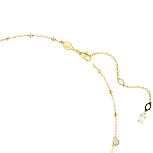 Helen Kirchhofer - Swarovski Imber Halskette Rundschliff Verstreutes Design Weiss Goldlegierungsschicht - 5680090