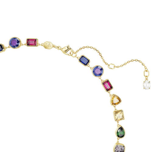 Helen Kirchhofer - Swarovski Imber Tennis Halskette Verschiedene Schliffe Mehrfarbig Goldlegierungsschicht - 5662915