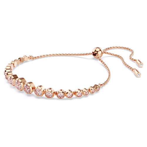 Helen Kirchhofer - Swarovski Imber Tennis Armband Gemischte Rundschliffe Rosa Roségold - 5718204