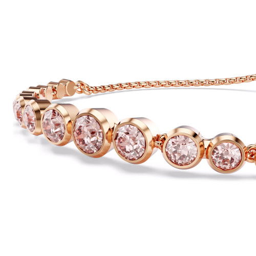 Helen Kirchhofer - Swarovski Imber Tennis Armband Gemischte Rundschliffe Rosa Roségold - 5718204