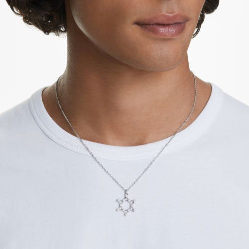 Helen Kirchhofer - Swarovski Insigne Halskette Rundschliff Stern Weiss Rhodiniert - 5677156