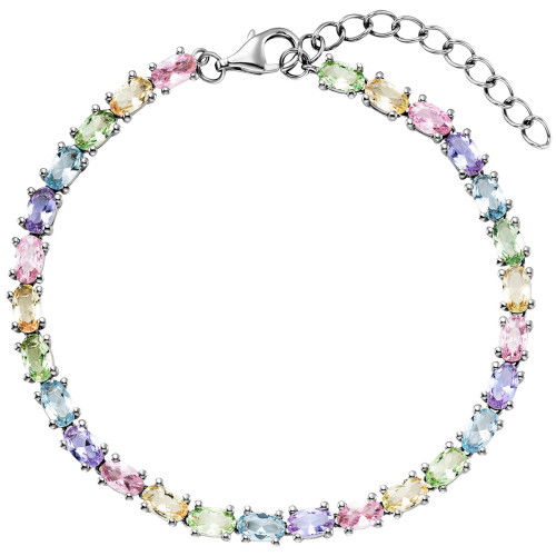 Helen Kirchhofer - Julie Julsen Tennis Armband Crystal Line - JJBR33361-3S