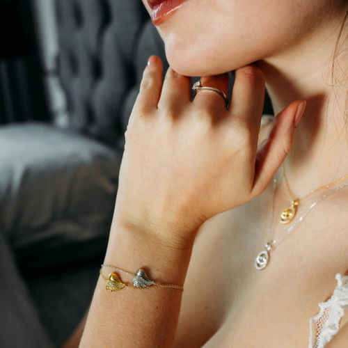 Helen Kirchhofer - Julie Julsen Armband Heart - JJBR33848-S