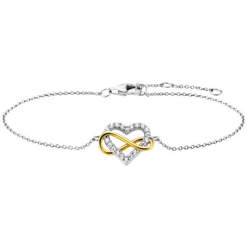 Helen Kirchhofer - Julie Julsen Infinity Heart Armband - JJBR34149SG