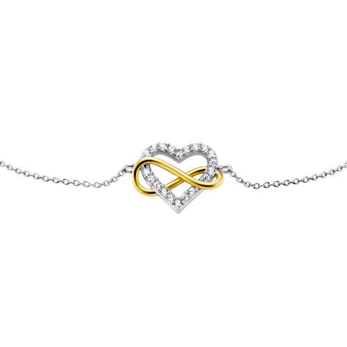 Helen Kirchhofer - Julie Julsen Infinity Heart Armband - JJBR34149SG