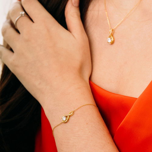 Helen Kirchhofer - Julie Julsen Armband Infinity - JJBR34530-2G