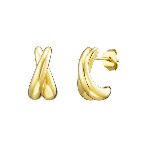 Helen Kirchhofer - Julie Julsen Crossed Lines Ohrstecker - JJER33700G