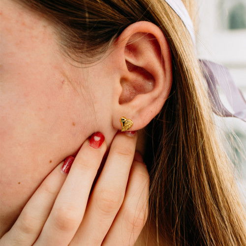 Helen Kirchhofer - Julie Julsen Kids Ohrstecker Heartwing - JJKER34452-G