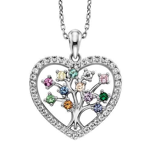 Helen Kirchhofer - Julie Julsen Halskette mit Anhänger Heart Tree - JJNE33432-3S