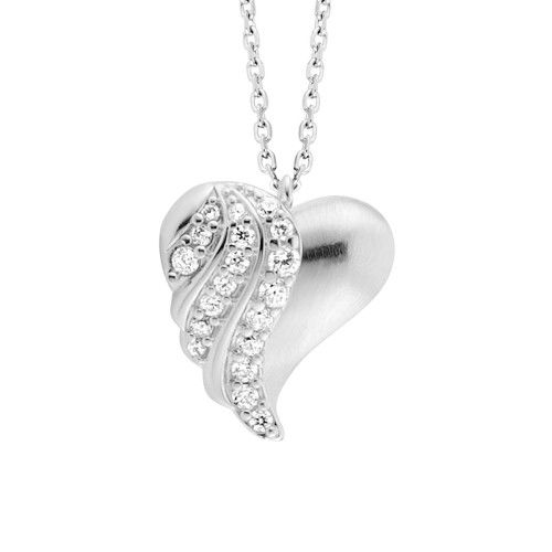 Helen Kirchhofer - Julie Julsen Halskette mit Anhänger Heart - JJNE33847-S