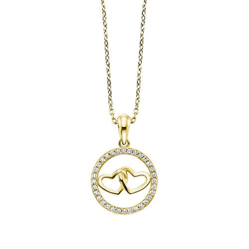 Helen Kirchhofer - Julie Julsen Halskette mit Anhänger Hearts - JJNE34928-G