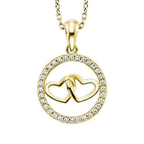 Helen Kirchhofer - Julie Julsen Halskette mit Anhänger Hearts - JJNE34928-G