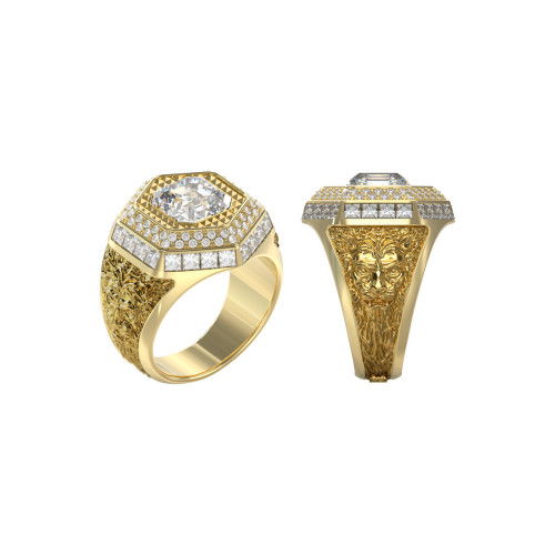 Helen Kirchhofer - Guess Lion King Ring - JUMR06009JWAG