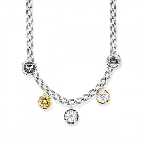 Helen Kirchhofer - Thomas Sabo Halskette mit Coins Elements of Nature Silber - KE2176-849-7-L50