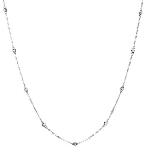 Helen Kirchhofer - Thomas Sabo Halskette Weisse Zirkoniasteinen Silber - KE2340-051-14