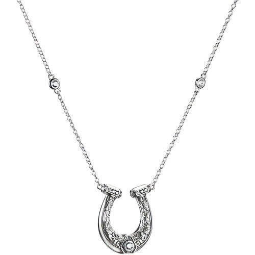 Helen Kirchhofer - Thomas Sabo Halskette Hufeisen Zirkonia Elyndra geschwärzt Silber - KE2343-643-14-L50V