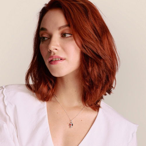 Helen Kirchhofer - Thomas Sabo Halskette Snoopy mit Herz Anhänger PEANUTS Silber - KE2354-664-10-L45V