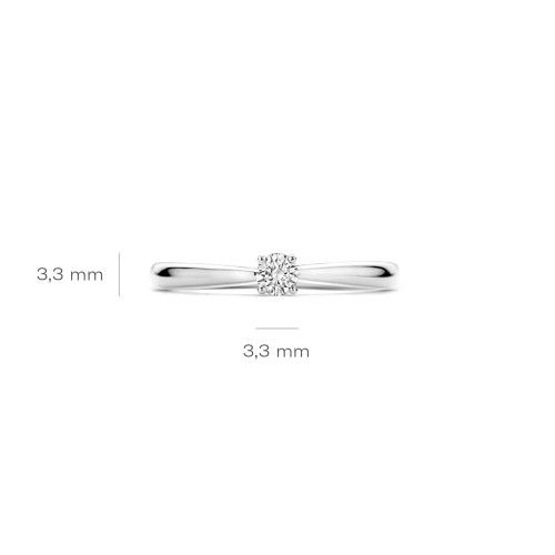 Helen Kirchhofer - Blush Lab Diamonds Ring 14k Weissgold - LG1000W