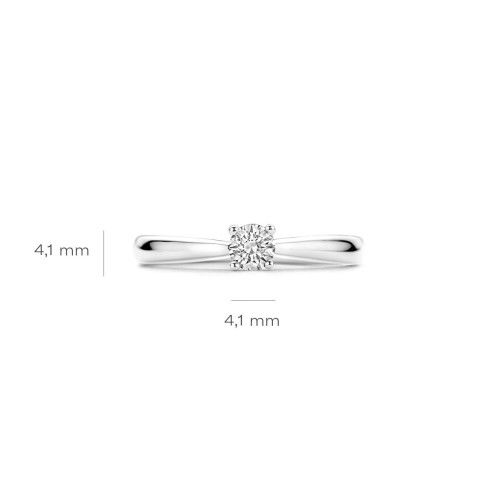 Helen Kirchhofer - Blush Lab Diamonds Ring 14k Weissgold - LG1001W