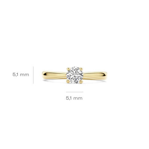 Helen Kirchhofer - Blush Lab Diamonds Ring 14k Gelbgold - LG1003Y