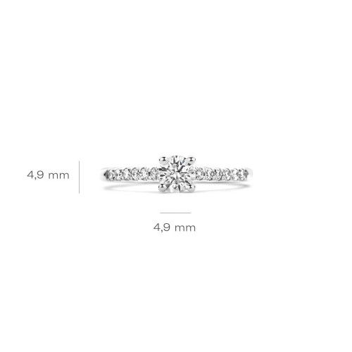 Helen Kirchhofer - Blush Lab Diamonds Ring 14k Weissgold - LG1006W