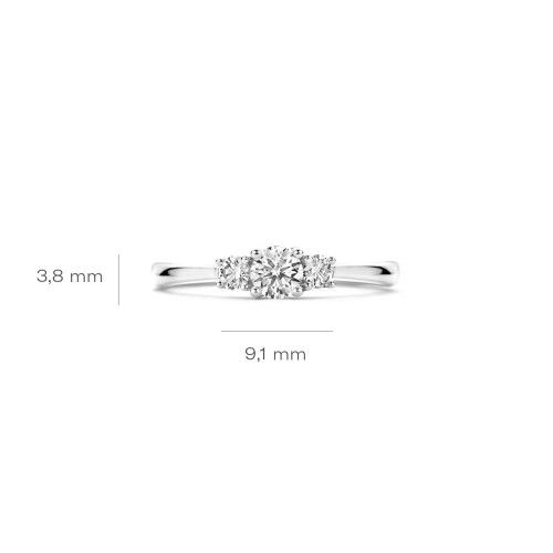 Helen Kirchhofer - Blush Lab Diamonds Ring 14k Weissgold - LG1007W