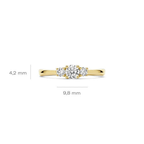 Helen Kirchhofer - Blush Lab Diamonds Ring 14k Gelbgold - LG1008Y