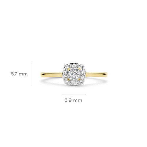 Helen Kirchhofer - Blush Lab Diamonds Ring 14k Gelbgold - LG1009Y