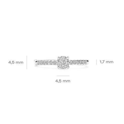 Helen Kirchhofer - Blush Lab Diamonds Ring 14k Weissgold - LG1018W
