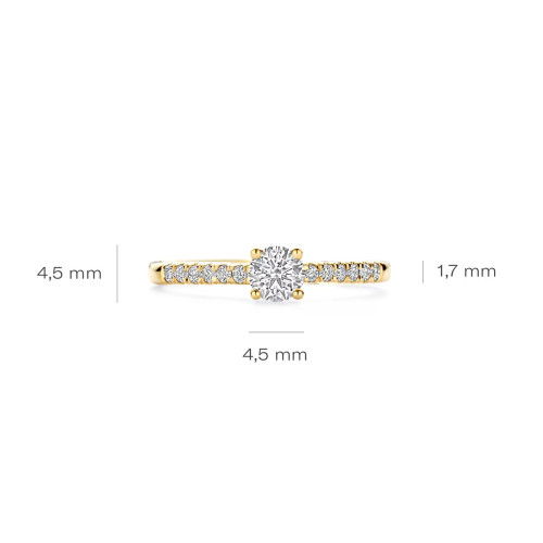 Helen Kirchhofer - Blush Lab Diamonds Ring 14k Gelbgold - LG1018Y