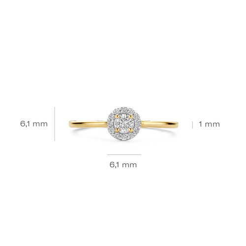 Helen Kirchhofer - Blush Lab Diamonds Ring 14k Gelbgold - LG1023Y
