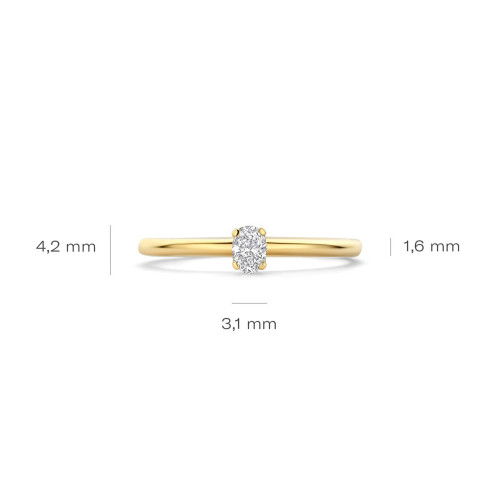 Helen Kirchhofer - Blush Lab Diamonds Ring 14k Gelbgold - LG1028Y
