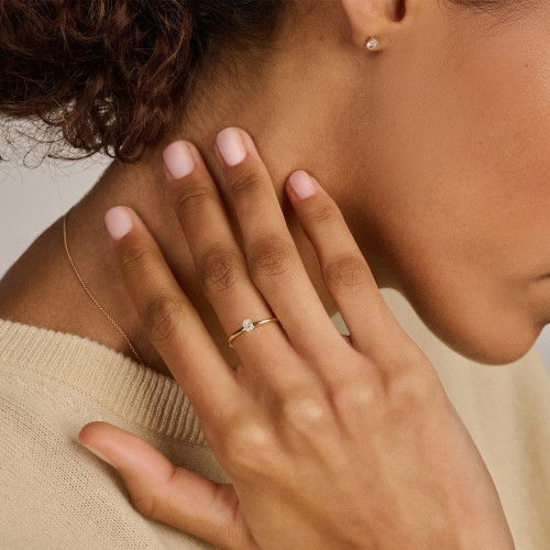 Helen Kirchhofer - Blush Lab Diamonds Ring 14k Gelbgold - LG1028Y