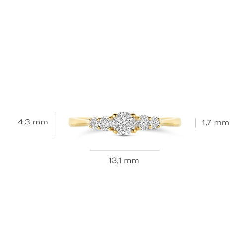 Helen Kirchhofer - Blush Lab Diamonds Ring 14k Gelbgold - LG1044Y