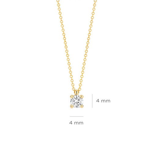 Helen Kirchhofer - Blush Lab Diamonds Halskette 14k Gelbgold - LG3001Y