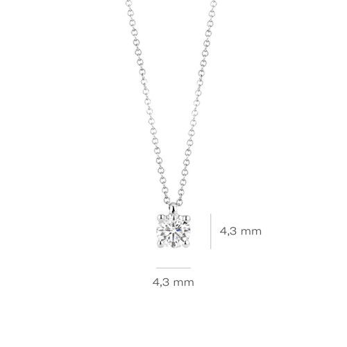 Helen Kirchhofer - Blush Lab Diamonds Halskette 14k Weissgold - LG3002W