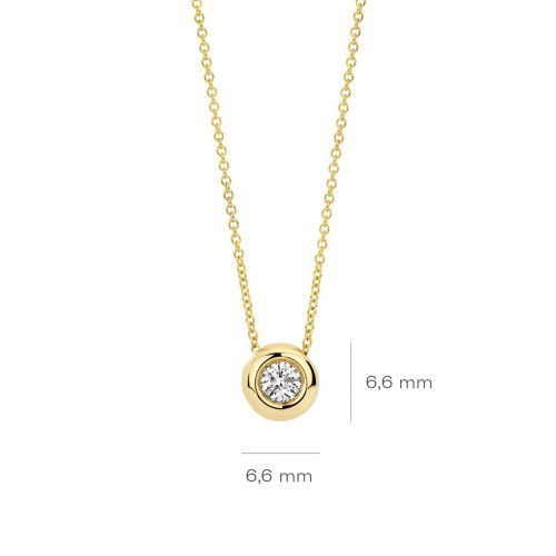Helen Kirchhofer - Blush Lab Diamonds Halskette 14k Gelbgold - LG3006Y