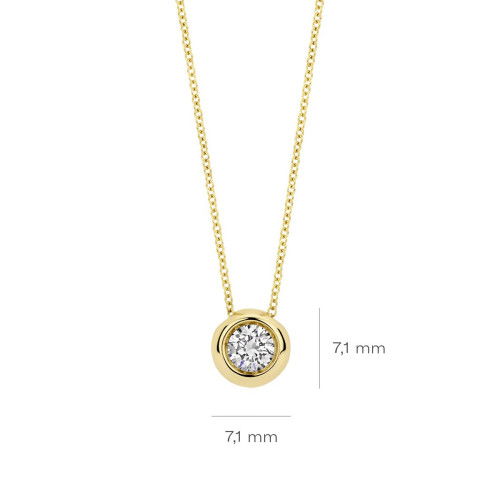 Helen Kirchhofer - Blush Lab Diamonds Halskette 14k Gelbgold - LG3007Y