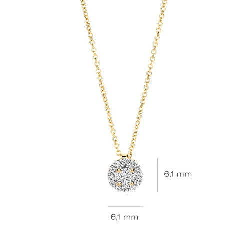 Helen Kirchhofer - Blush Lab Diamonds Halskette 14k Gelbgold - LG3010Y
