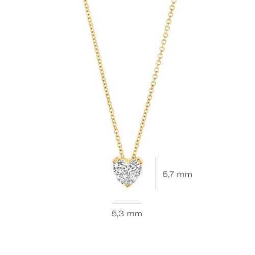 Helen Kirchhofer - Blush Lab Diamonds Halskette 14k Gelbgold - LG3011Y