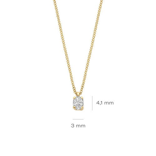 Helen Kirchhofer - Blush Lab Diamonds Halskette 14k Gelbgold - LG3015Y