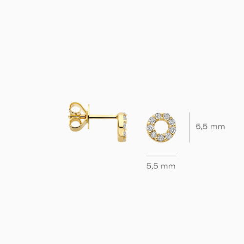 Helen Kirchhofer - Blush Lab Diamonds Ohrstecker 14k Gelbgold - LG7016Y
