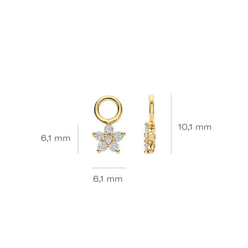Helen Kirchhofer - Blush Lab Diamonds Ohr Charms 14k Gelbgold - LG9005Y