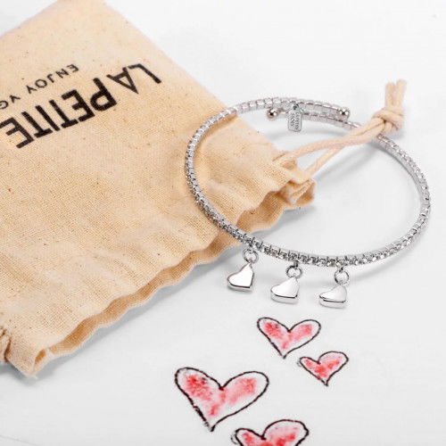 Helen Kirchhofer - ﻿La Petite Story Lux Bangles Hearts Armreif - LPS05AQC13