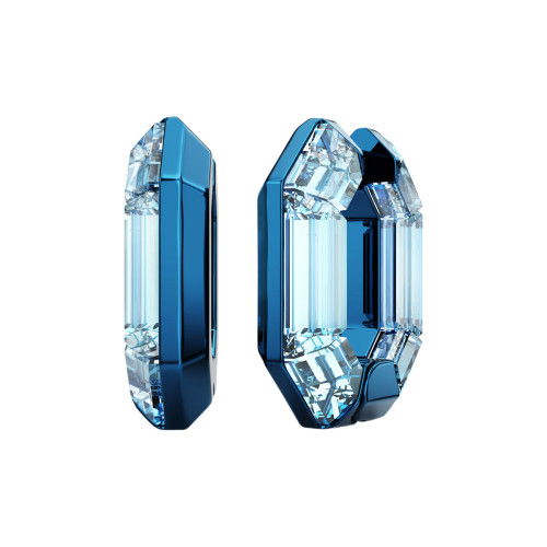 Helen Kirchhofer - Swarovski Lucent Kreolen Achteckform Klein Blau - 5696038