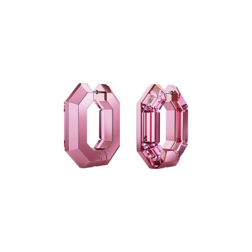 Helen Kirchhofer - Swarovski Lucent Kreolen Achteckform Klein Rosa - 5680783