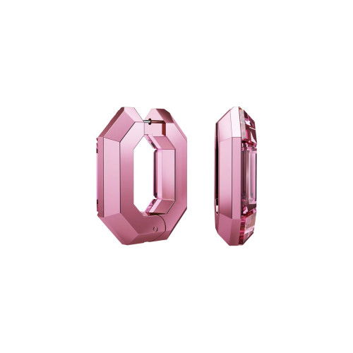 Helen Kirchhofer - Swarovski Lucent Kreolen Achteckform Klein Rosa - 5680783