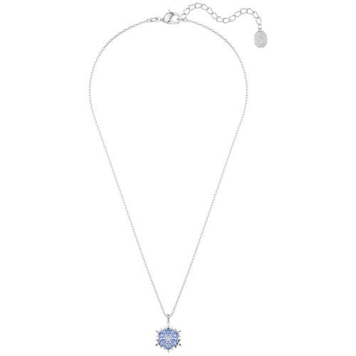 Helen Kirchhofer - Swarovski Magic Halskette Schneeflocke Blau Rhodiniert - 5735399