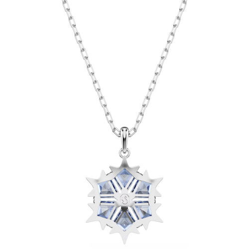 Helen Kirchhofer - Swarovski Magic Halskette Schneeflocke Blau Rhodiniert - 5735399